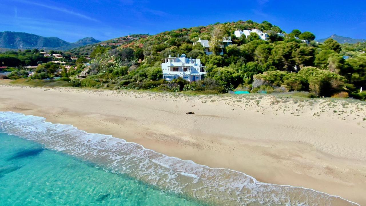 شقة Beachfront House Geremeas Sardegna المظهر الخارجي الصورة