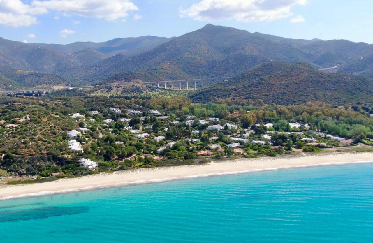شقة Beachfront House Geremeas Sardegna المظهر الخارجي الصورة